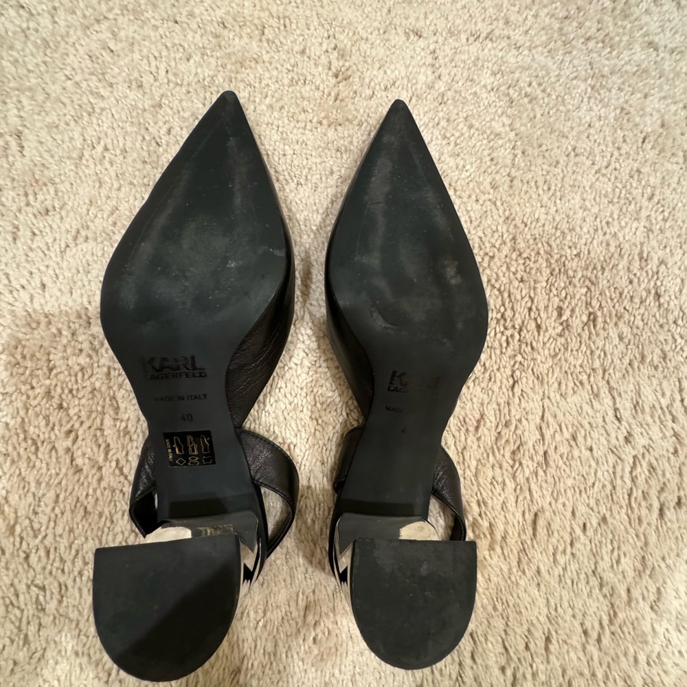 Karl Lagerfeld slingbacks - Picture 6 of 7